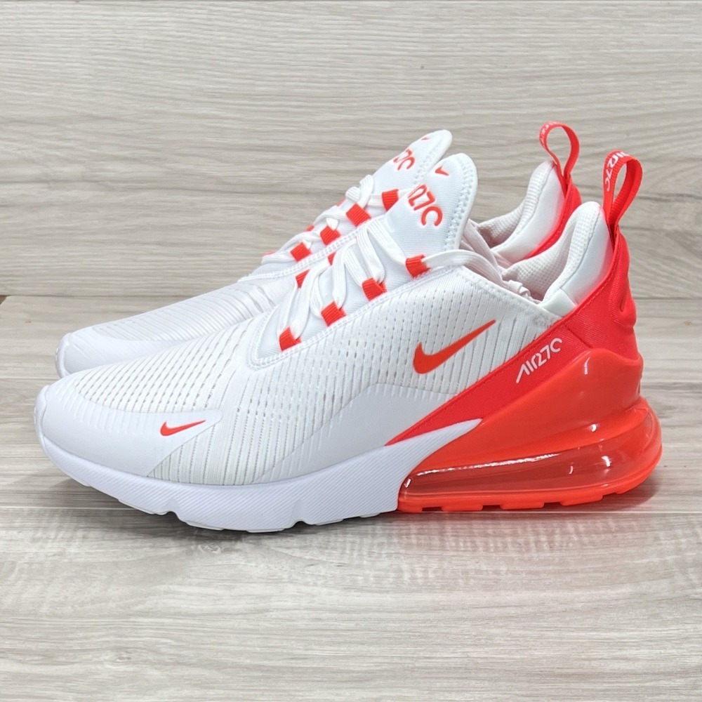 Nike Air Max 270 'White Bright Crimson' HJ3222-102 Womens Size 10 - Picture 2 of 9
